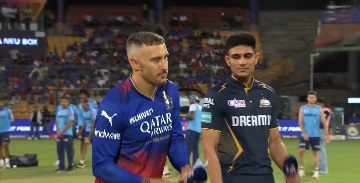 RCB won the toss and decided to bowl first against Gujarat Titans