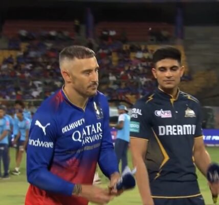 RCB won the toss and decided to bowl first against Gujarat Titans