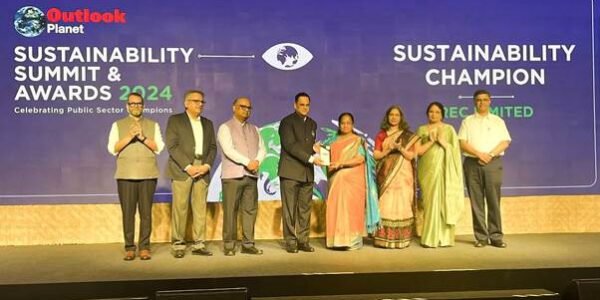 REC Ltd wins the 'Sustainability Champion - Editors' Choice Award' at the Outlook Planet Sustainability Summit & Awards 2024