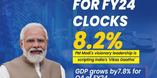 Real GDP is projected to grow by 8.2% in FY 2023-24, while the growth rate is estimated to be 7.0% in FY 2022-23