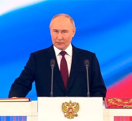 Russian President Vladimir Putin took oath as President for a new six-year term