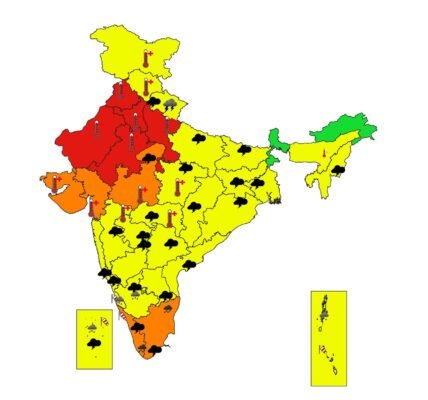Severe heat will continue in many states including Punjab, Delhi, Uttar Pradesh, Rajasthan and Madhya Pradesh IMD