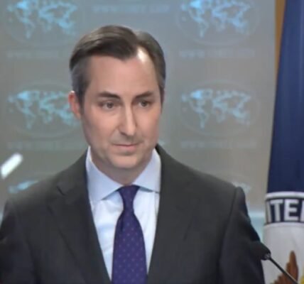 State Department spokesperson Matthew Miller