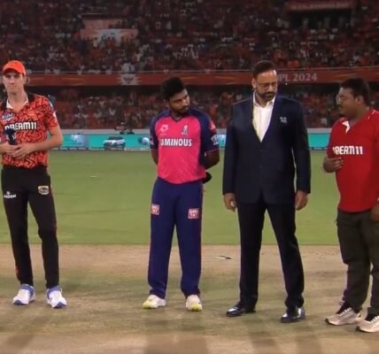 Sunrisers Hyderabad won the toss and elected to bat first against Rajasthan Royals