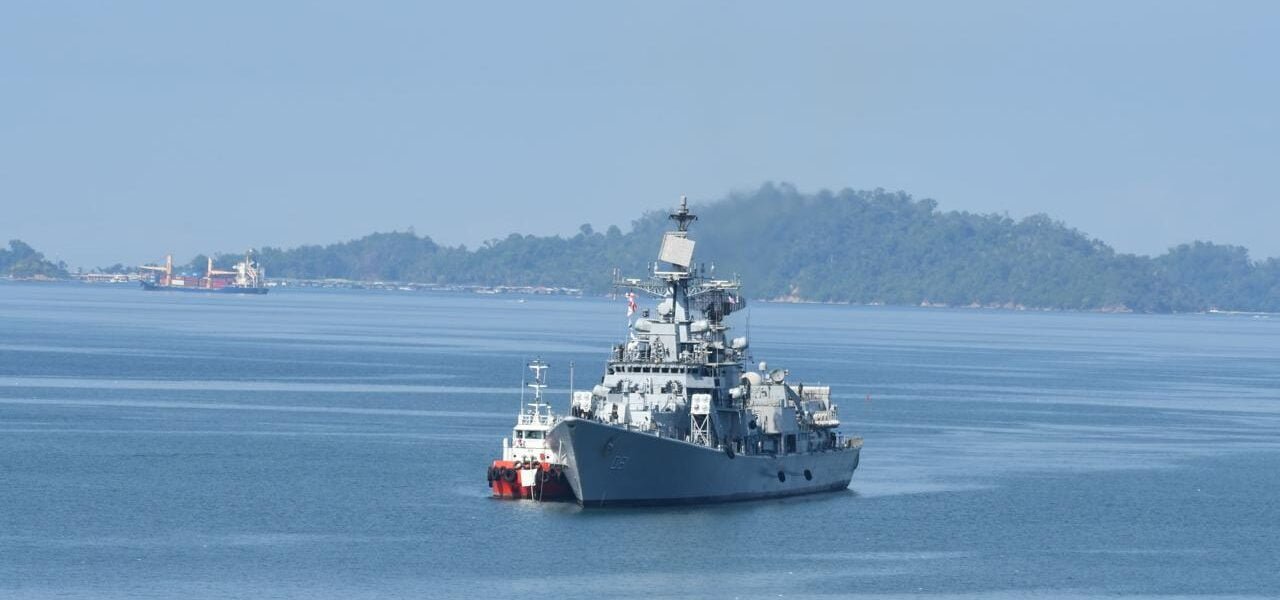 Two ships of Indian Navy Delhi and Shakti reached Kota Kinabalu of Malaysia
