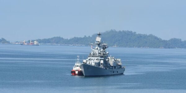 Two ships of Indian Navy Delhi and Shakti reached Kota Kinabalu of Malaysia