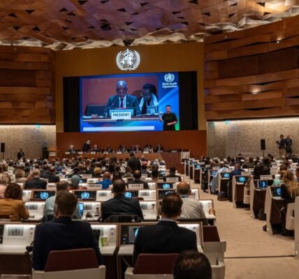 Union Health Secretary Apurva Chandra addressed Committee A of the World Health Assembly (WHA) in Geneva