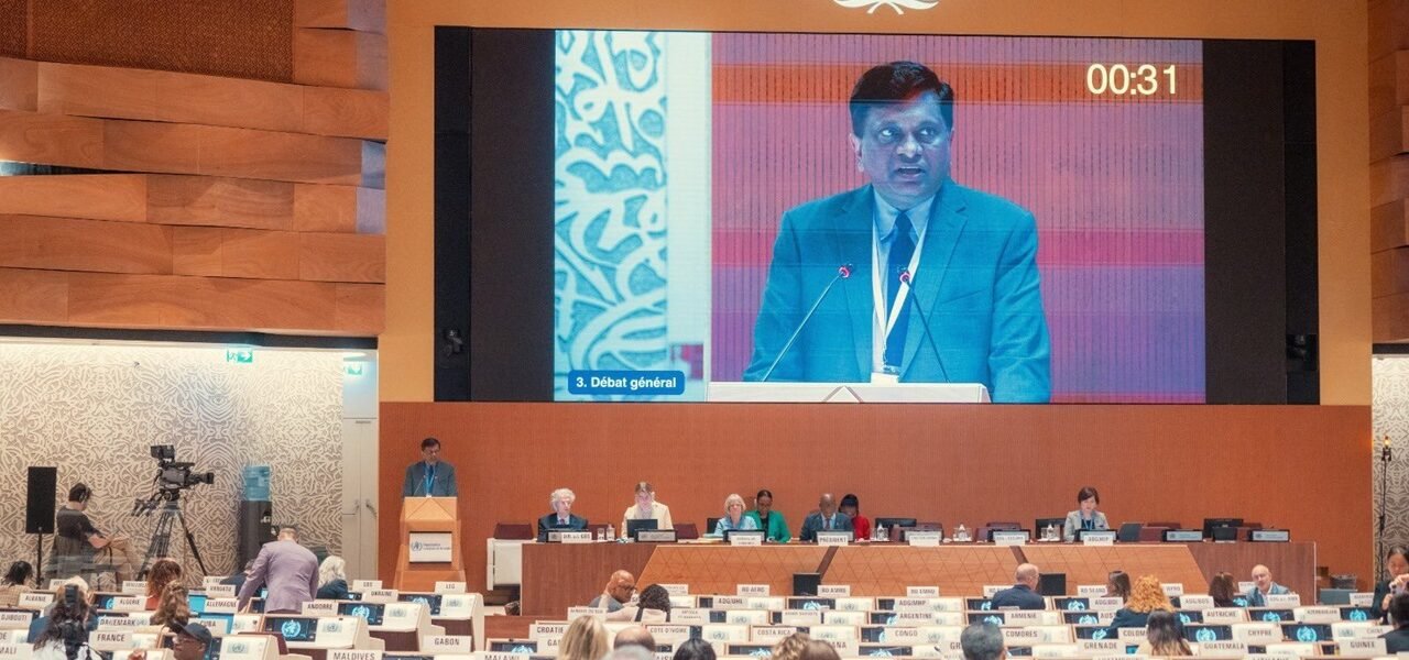 Union Health Secretary addresses the plenary session of the 77th World Health Assembly