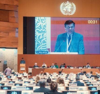 Union Health Secretary addresses the plenary session of the 77th World Health Assembly