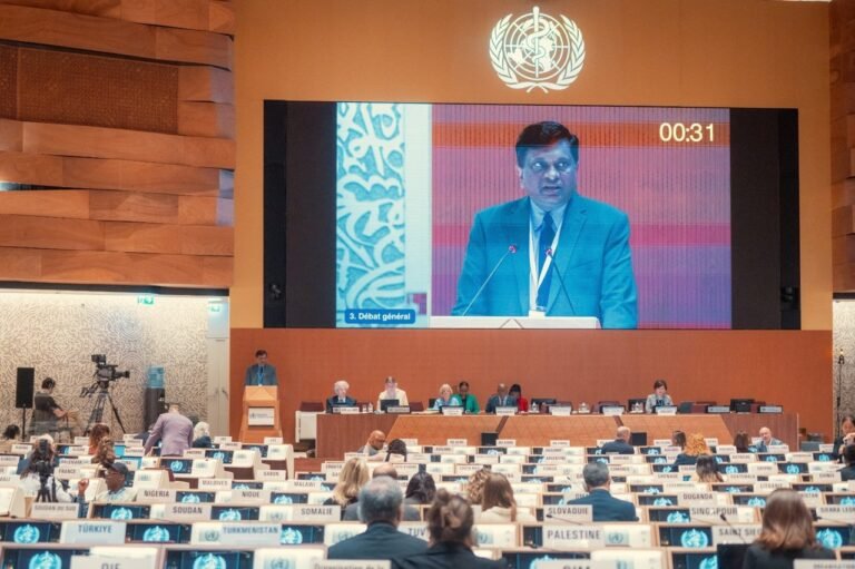 Union Health Secretary addresses the plenary session of the 77th World Health Assembly