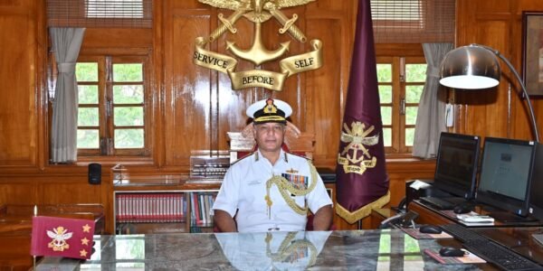 Vice Admiral Gurcharan Singh takes over as Commandant of the National Defense Academy from Vice Admiral Ajay Kochhar