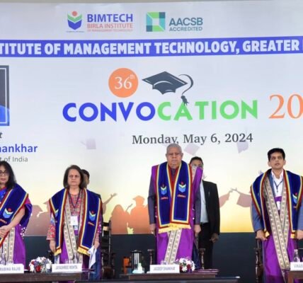 Vice President addresses 36th Convocation of BIMTEC, invites teachers and students to visit new Parliament House