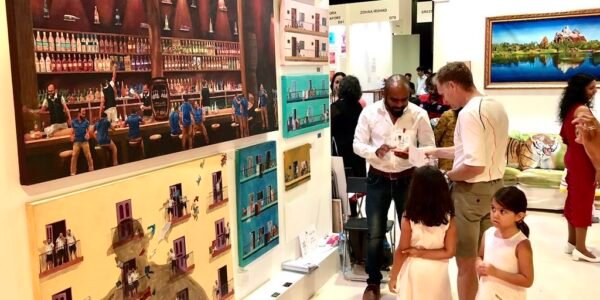 World Art Dubai Fair started yesterday at Dubai World Trade Center