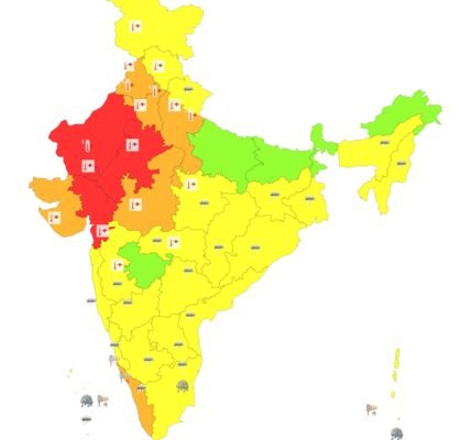 aaj ka mausam kaisa rahega, tapman kitna hai 24 May 2024