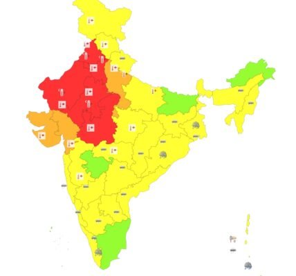aaj ka mausam kaisa rahega, tapman kitna hai 25 May 2024