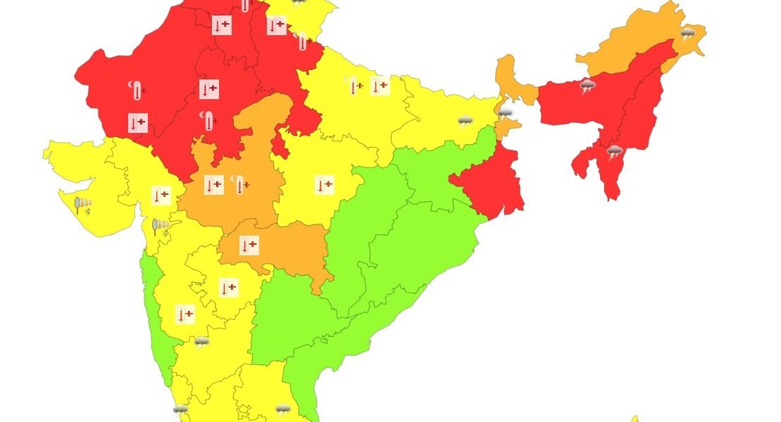 aaj ka mausam kaisa rahega, tapman kitna hai 27 May 2024