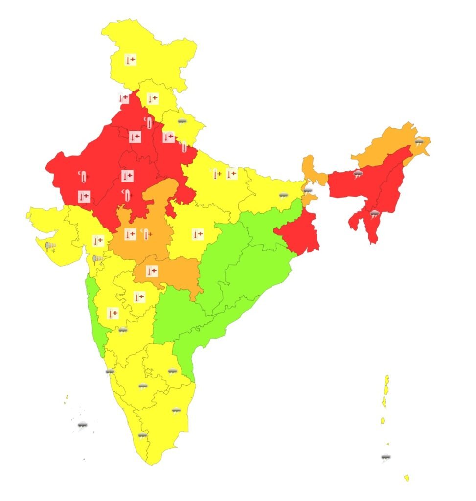 aaj ka mausam kaisa rahega, tapman kitna hai 27 May 2024