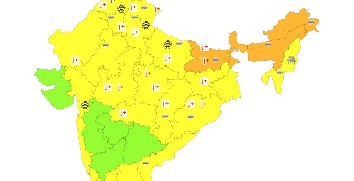 aaj ka mausam kaisa rahega, tapman kitna hai 31 May 2024