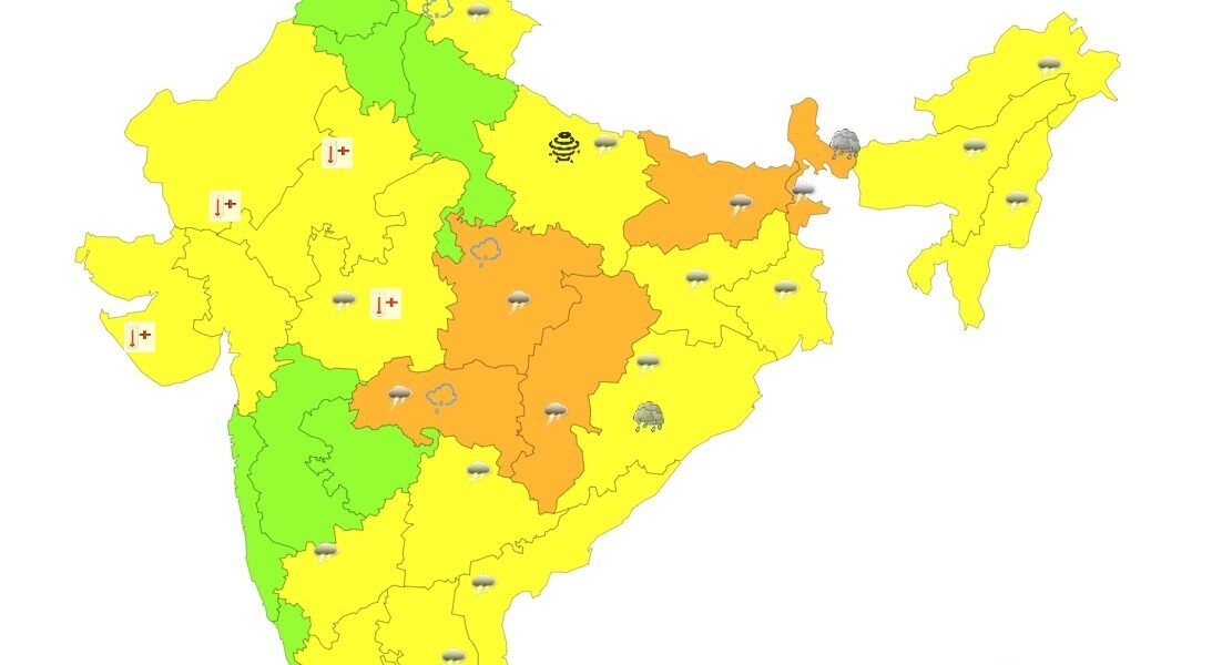 aaj ka mausam kaisa rahega, tapman kitna hai 9th May 2024