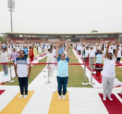 10th International Yoga Day being celebrated across the world