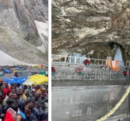 52-day Amarnath Yatra in Kashmir Valley began this morning from both Pahalgam and Baltal routes amid tight security