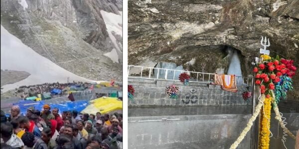 52-day Amarnath Yatra in Kashmir Valley began this morning from both Pahalgam and Baltal routes amid tight security