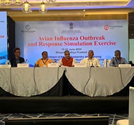 Animal Husbandry Department collaborates with World Bank for Avian Influenza Outbreak and Response Simulation Exercise in Bhopal