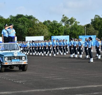 Combined Graduation Parade held at Air Force Academy (AFA), Dundigal to mark successful completion of training of 235 Flight Cadets of Indian Air Force