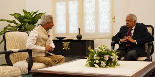 External Affairs Minister Dr. S. Jaishankar meets Sri Lankan President Ranil Wickremesinghe in Colombo