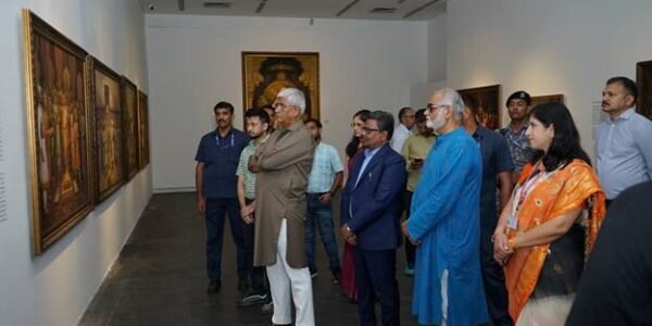 Gajendra Singh Shekhawat visited the exhibition organized on the occasion of the 350th anniversary of the coronation of Chhatrapati Shivaji Maharaj
