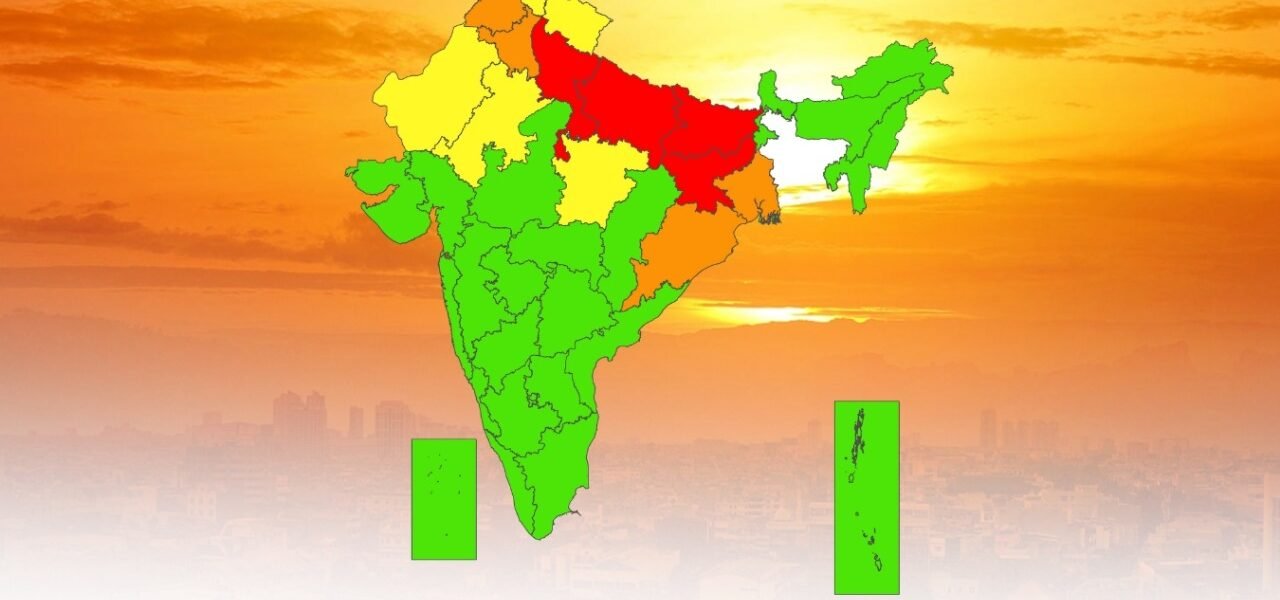IMD issued an orange alert for hot winds in parts of North and East India