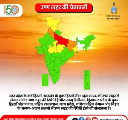 IMD issued an orange alert for severe heat for the next two days in the North-West, North and East regions
