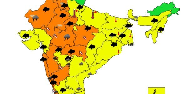 IMD issued an orange alert in view of the possibility of heavy rain and thunderstorms in many parts of the country