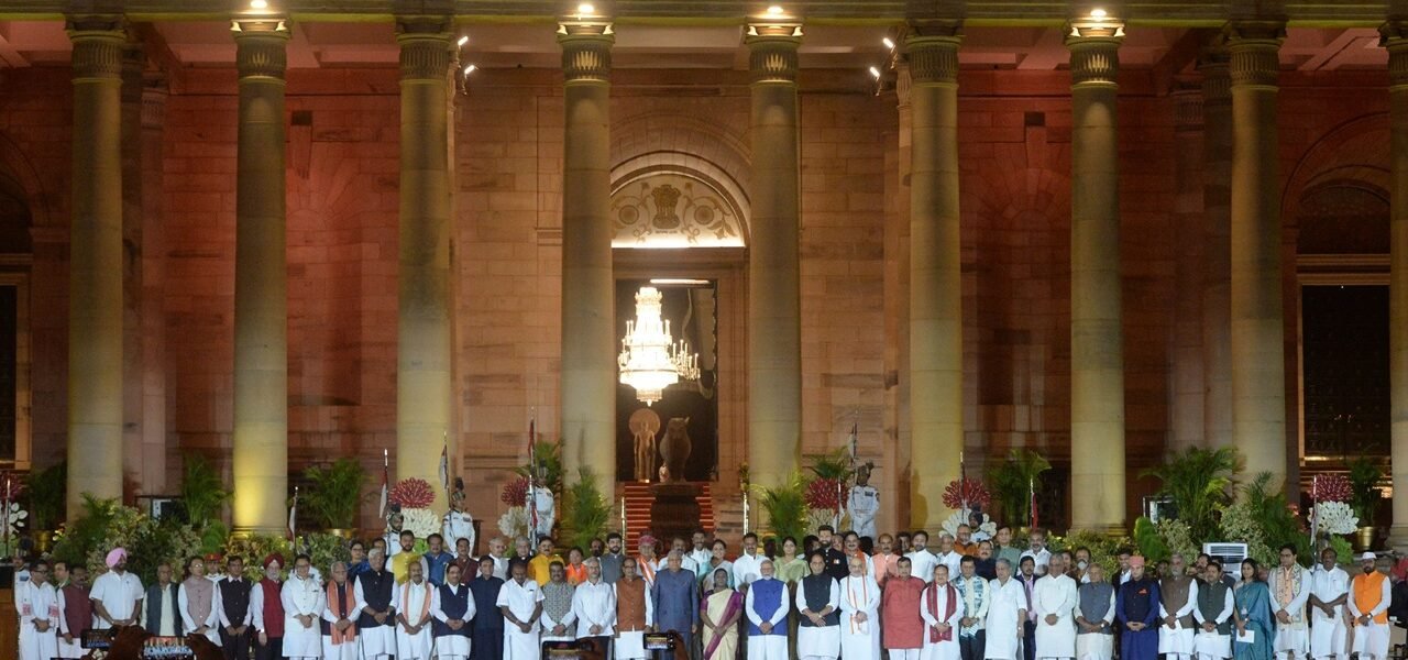 In the third term of Modi government, 34 old ministers including 19 cabinet ministers have been retained; Uttar Pradesh, Bihar and Maharashtra have the highest representation in the cabinet