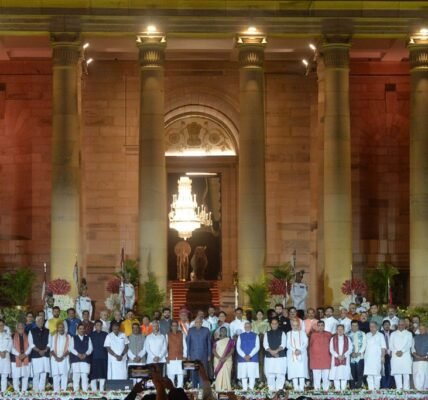 In the third term of Modi government, 34 old ministers including 19 cabinet ministers have been retained; Uttar Pradesh, Bihar and Maharashtra have the highest representation in the cabinet