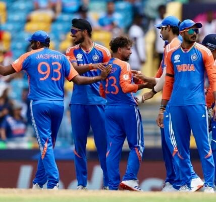India defeated Afghanistan by 47 runs in the Super-8 match of T-2 Cricket World Cup
