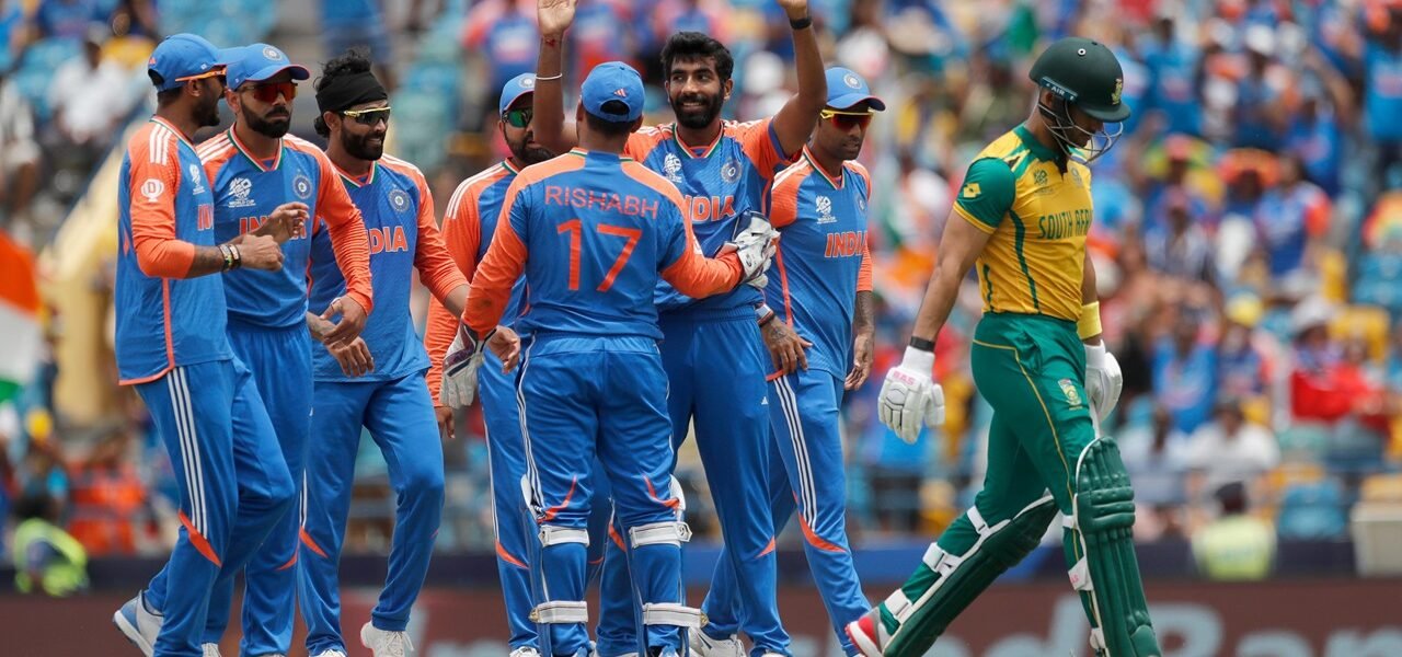 India won the T20 World Cup trophy for the second time, defeating South Africa by 7 runs