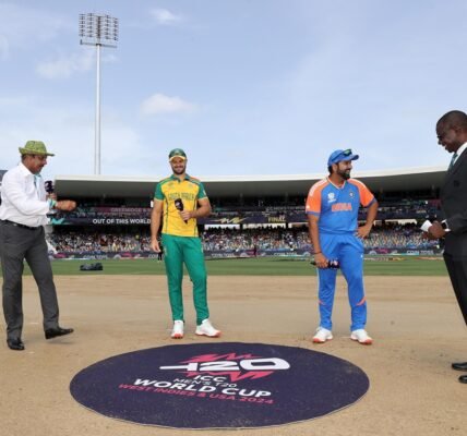 India won the toss and decided to bat first in the T20 World Cup final