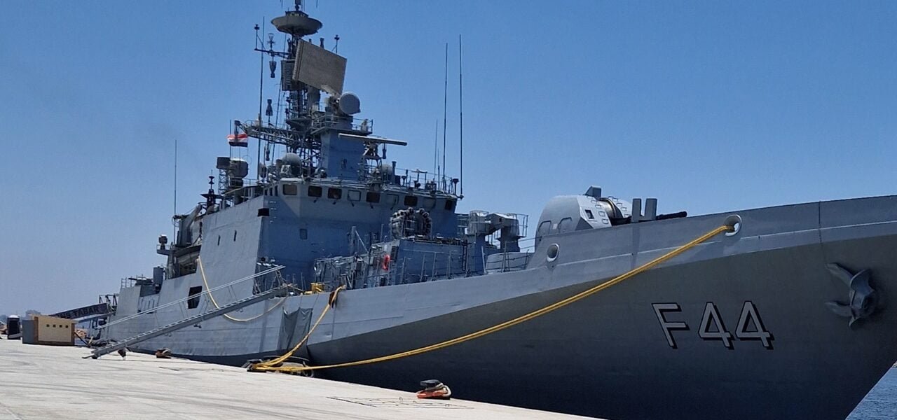 Indian Naval Ship Tabar reached Alexandria, Egypt