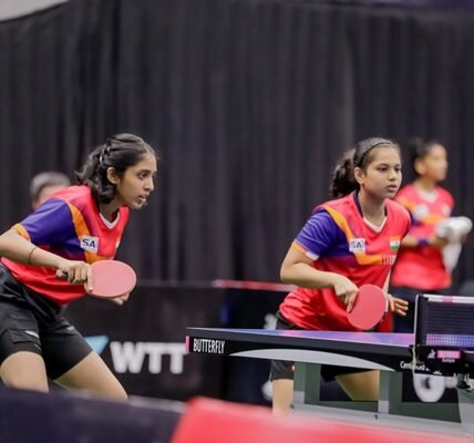 Indian women's pair Diya Parag Chitale and Yashaswini Ghorpade reached the finals of the World Table Tennis Championship in Tunisia