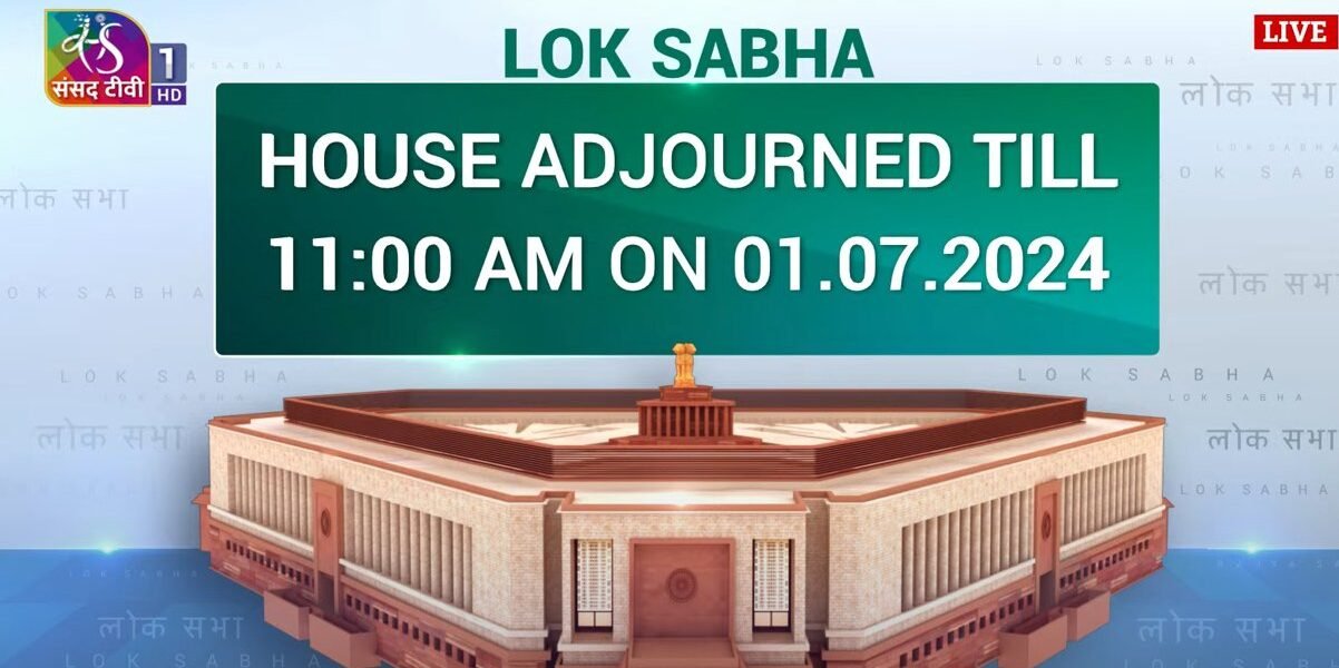 Lok Sabha proceedings adjourned for the day amid opposition parties' protest over discussion on NEET issue