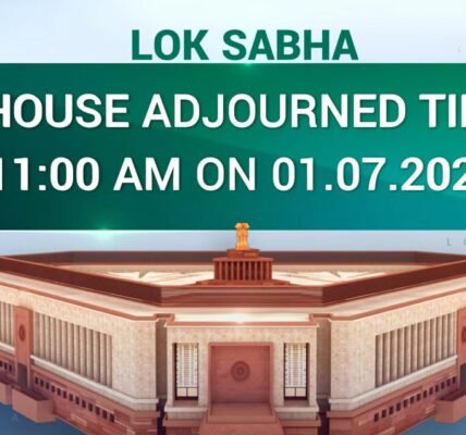 Lok Sabha proceedings adjourned for the day amid opposition parties' protest over discussion on NEET issue