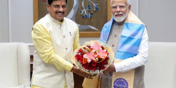 Madhya Pradesh CM Dr. Mohan Yadav met Prime Minister Narendra Modi today
