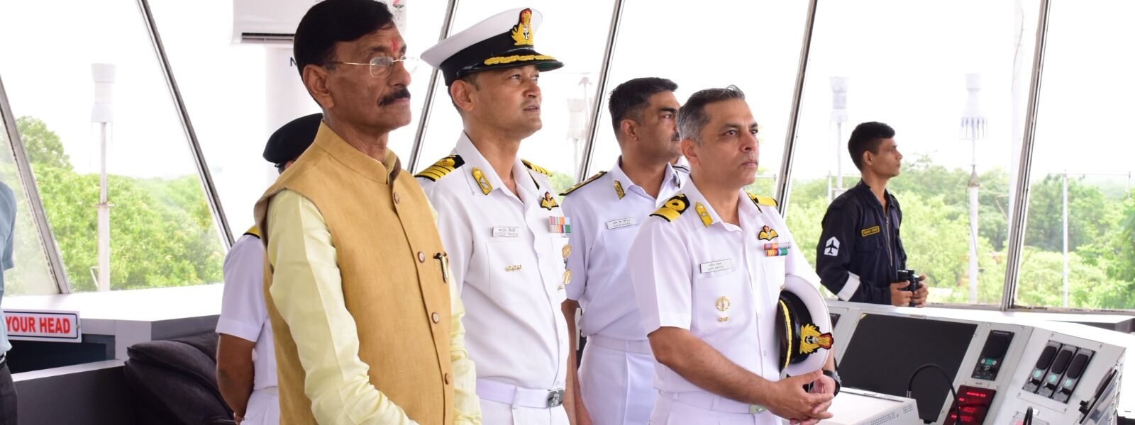 MoS Defence Sanjay Seth visits INS Rajali to review operational preparedness