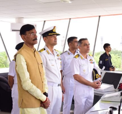 MoS Defence Sanjay Seth visits INS Rajali to review operational preparedness