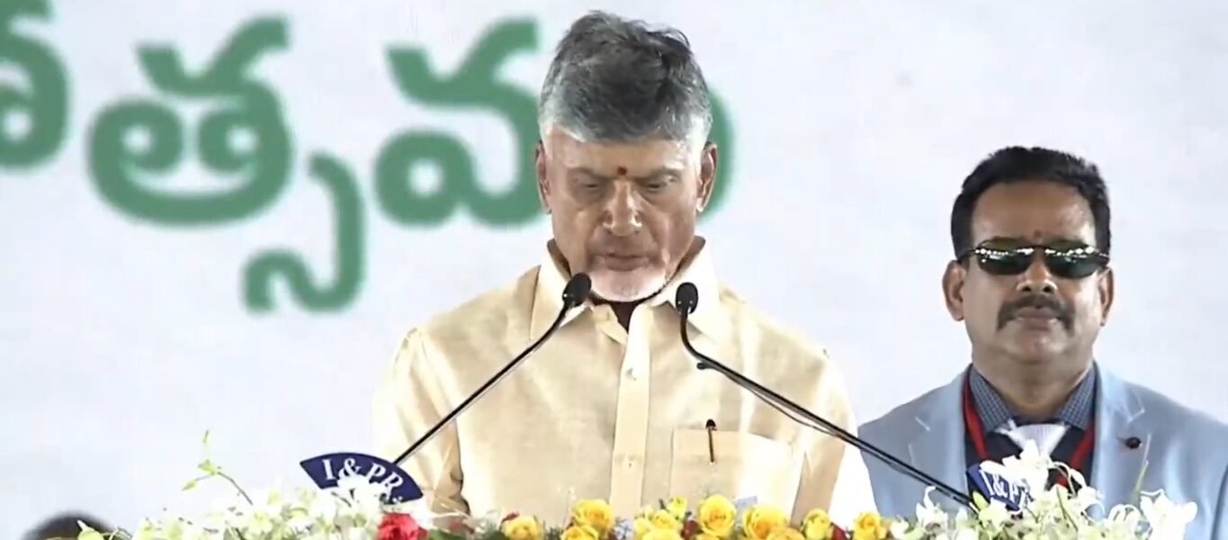 N. Chandrababu Naidu sworn in as Chief Minister of Andhra Pradesh