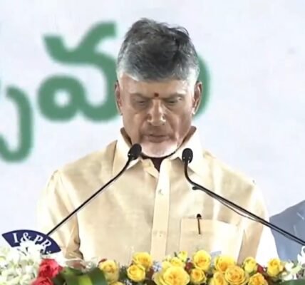 N. Chandrababu Naidu sworn in as Chief Minister of Andhra Pradesh