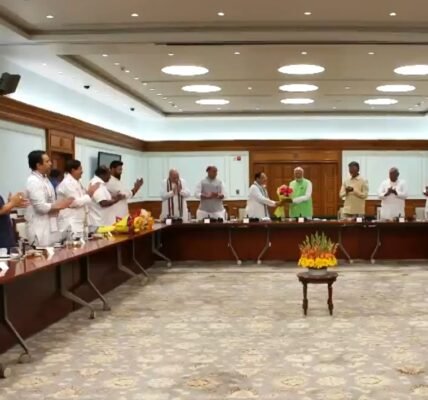 NDA leaders held a meeting today at Prime Minister Narendra Modi's residence 7, LKM in Delhi