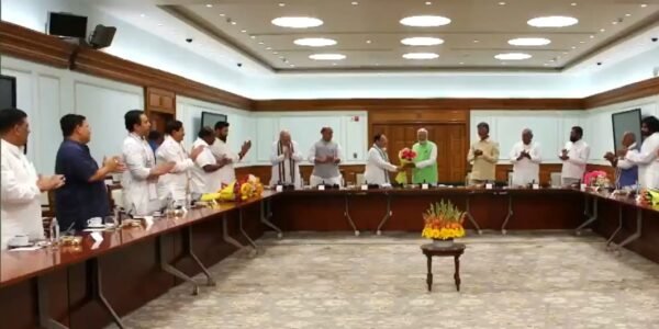 NDA leaders held a meeting today at Prime Minister Narendra Modi's residence 7, LKM in Delhi