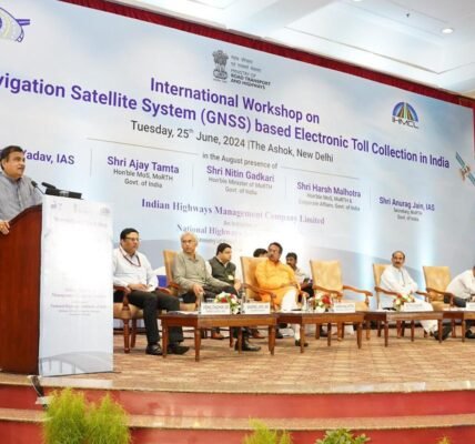 NHAI organized an international workshop on global navigation satellite system based tolling